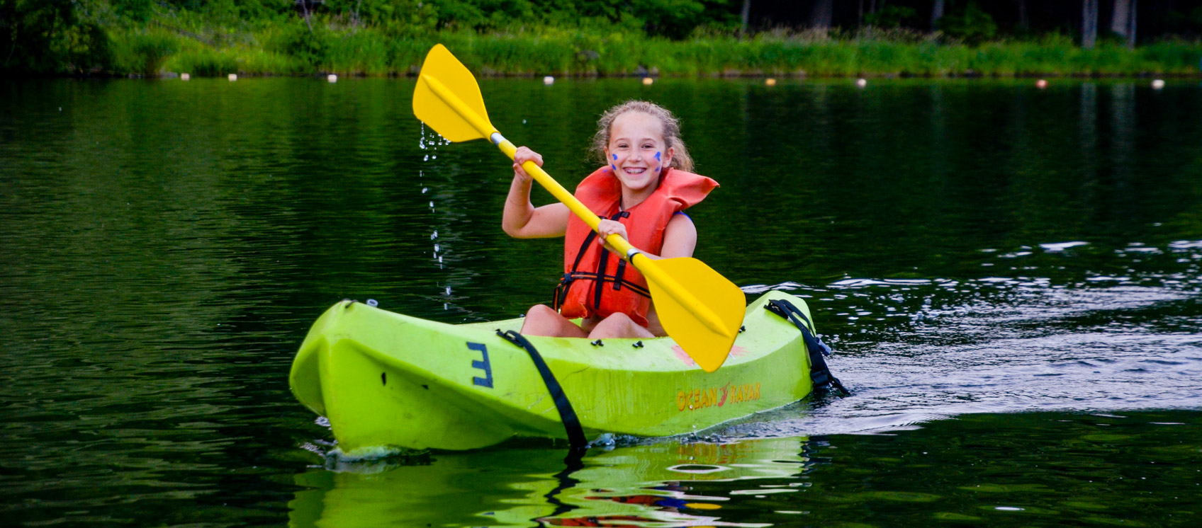 green-kayak